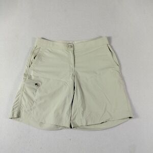 LL Bean‎ Shorts Womens 6 Lightweight Outdoor Hiking Zip Pocket Adjustable Waist